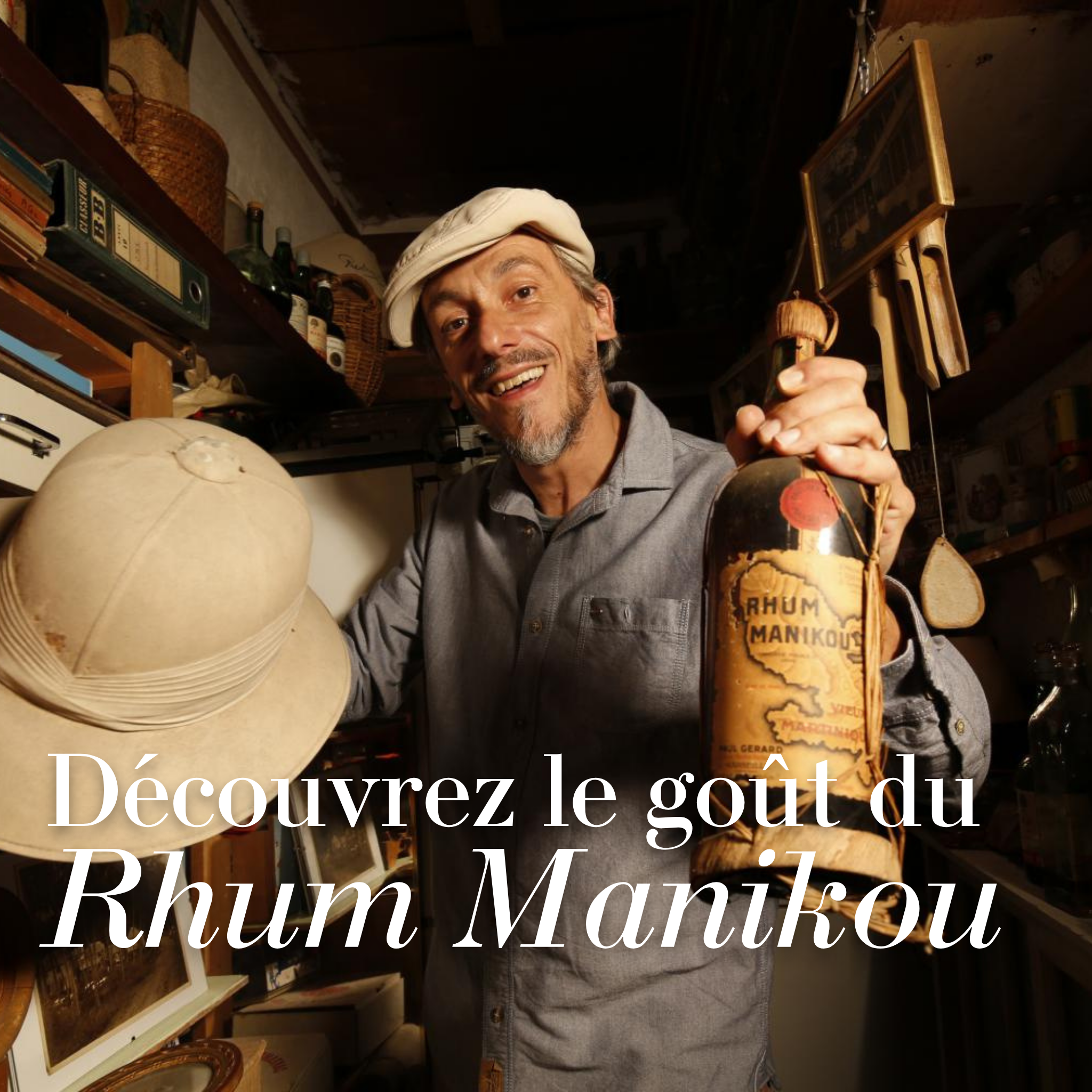 Rouge Lune X Manikou - Rhum vieilli en mer (finition grand arôme) - Edition Limitée (60 flacons)