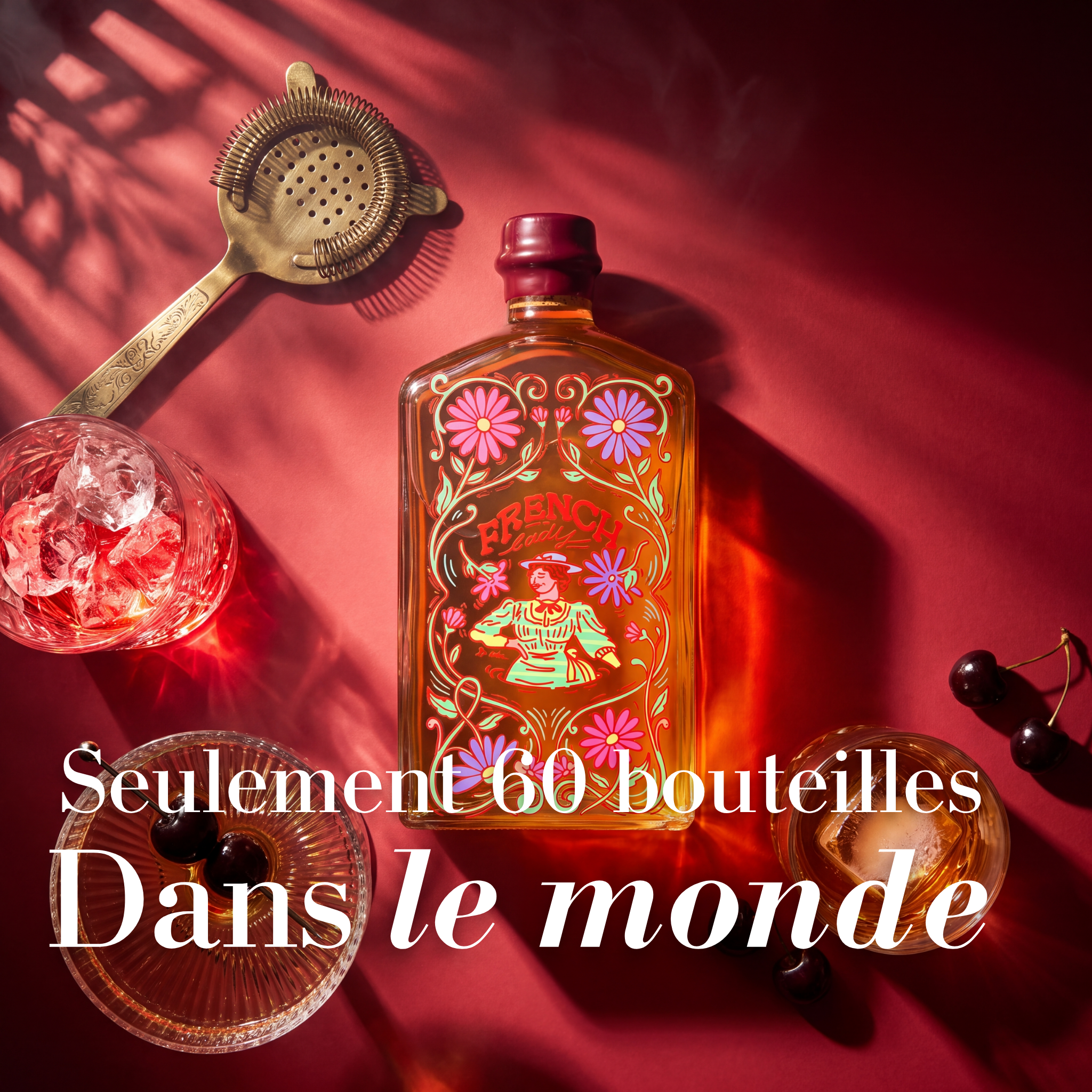 French Lady X G. Victors (ex fût Mezan) - Jamaïcan Style Rum - Edition Limitée (60 flacons)