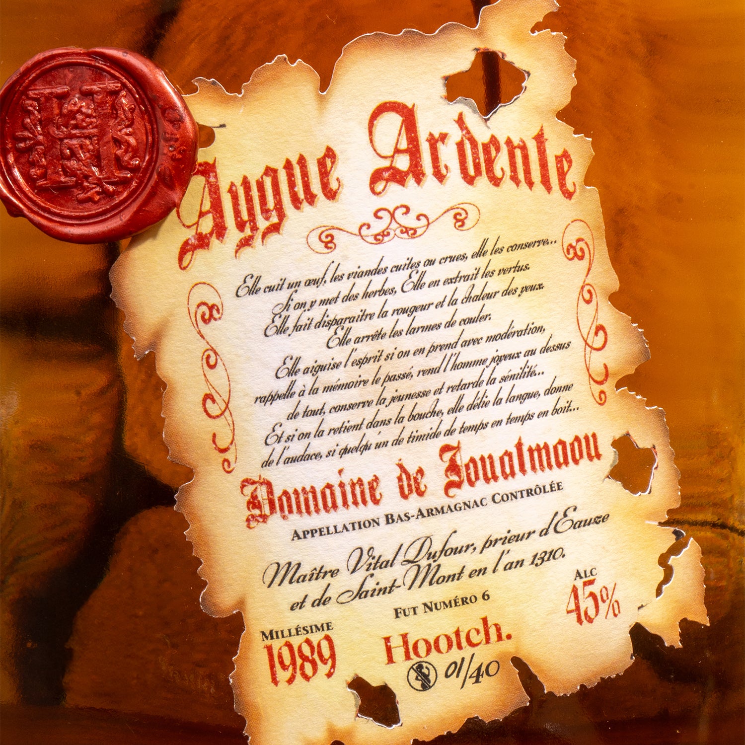 #11 "AYGUE ARDENTE" X Jouatmaou - 1989/2024 - Édition Rare: 40 FLACONS