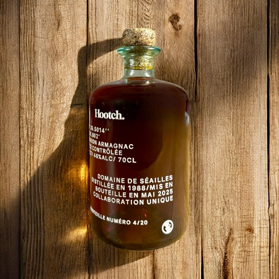 Secret Party — Armagnac Ténarèze – Domaine Séailles – 1988 – 20 flacons numérotés