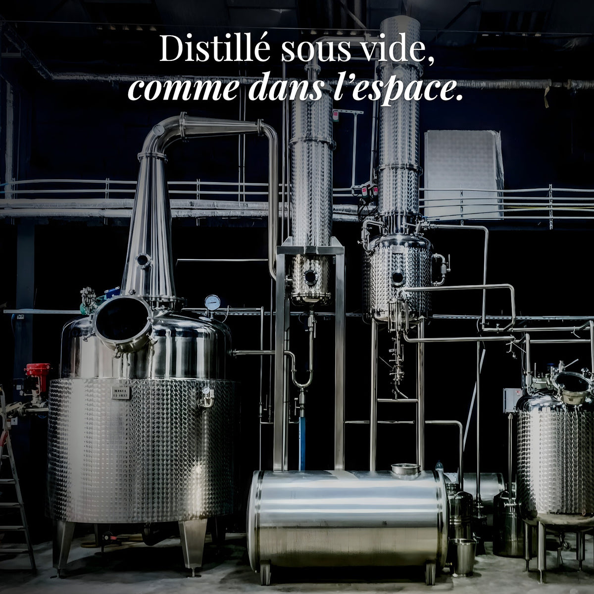 MASTA, l'alambic de la distillerie Bows : distillé sous vide, comme dans l'espace