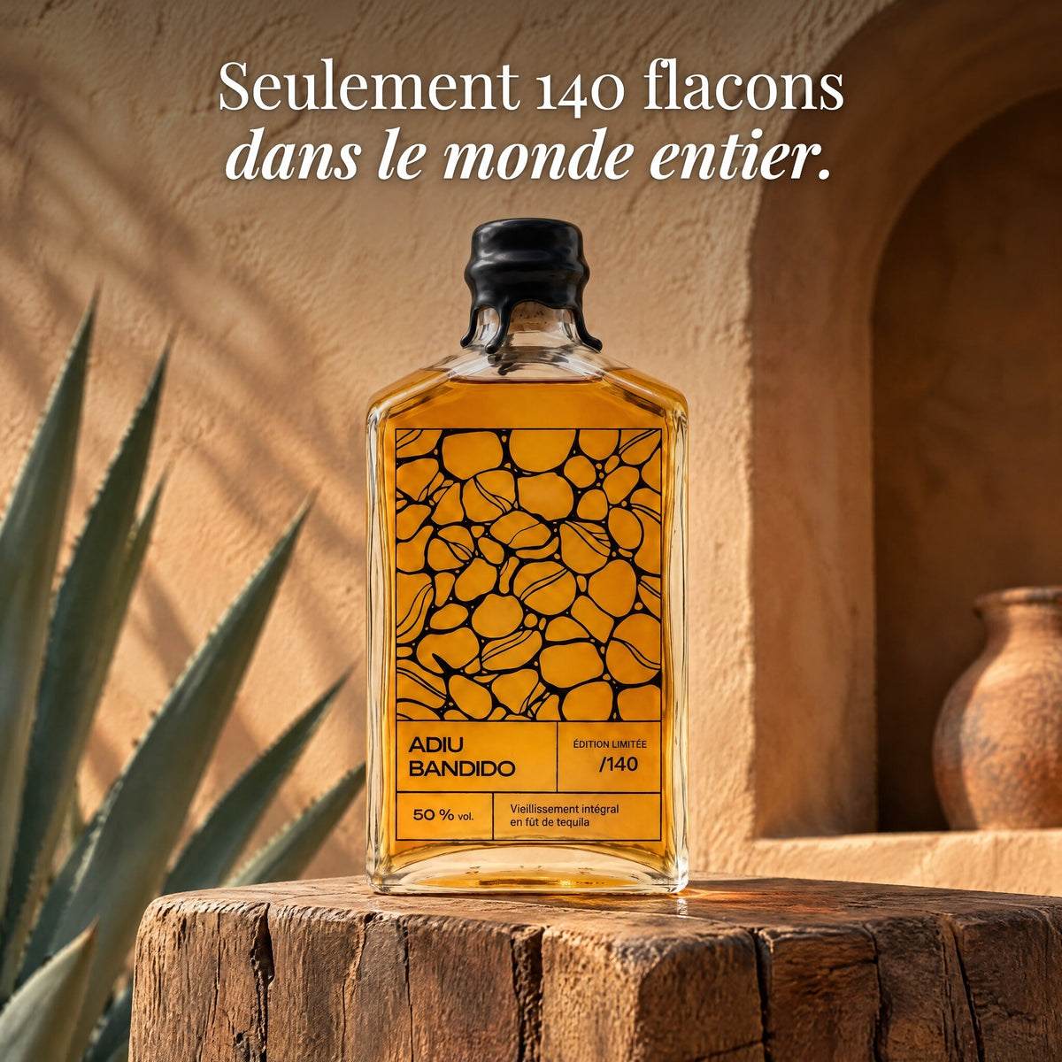 Flacon Adiu Bandido : seulement 140 flacons dans le monde entier