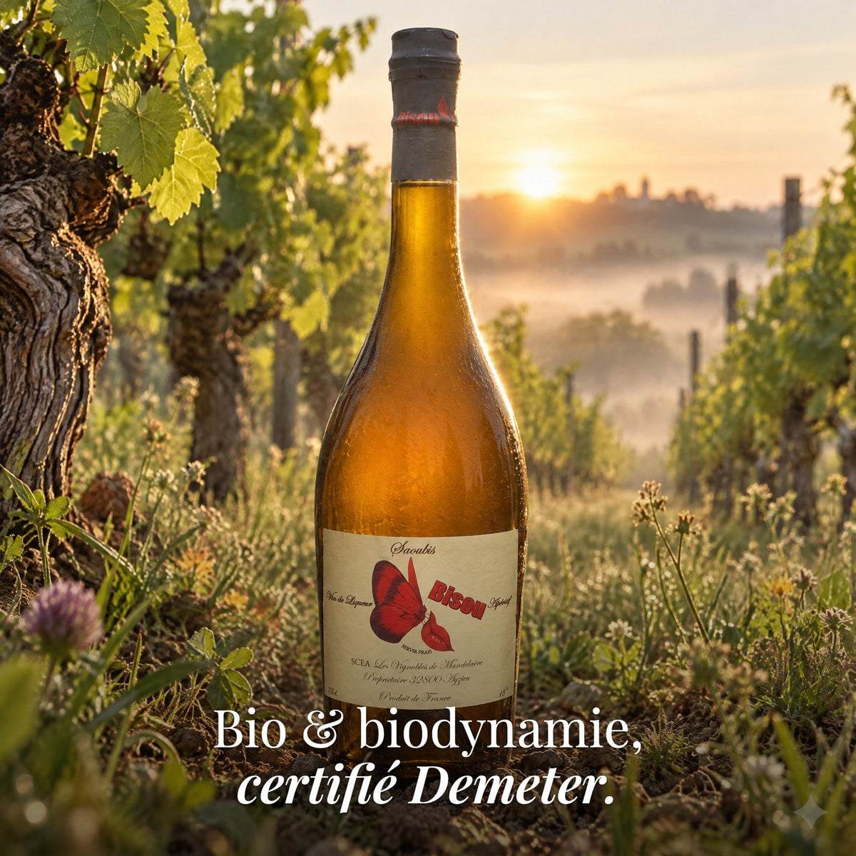 Bio et biodynamie, certifié Demeter