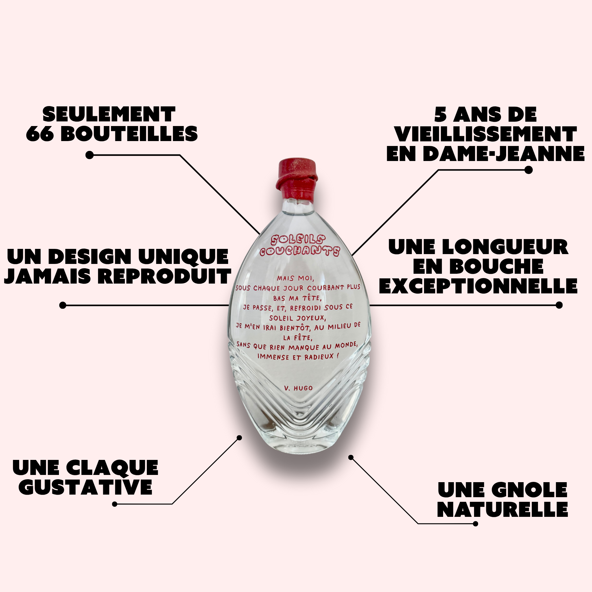 SOLEILS COUCHANTS - Eau-de-vie de Mirabelle (2020) - Damejeanne Unique 66 Bouteilles