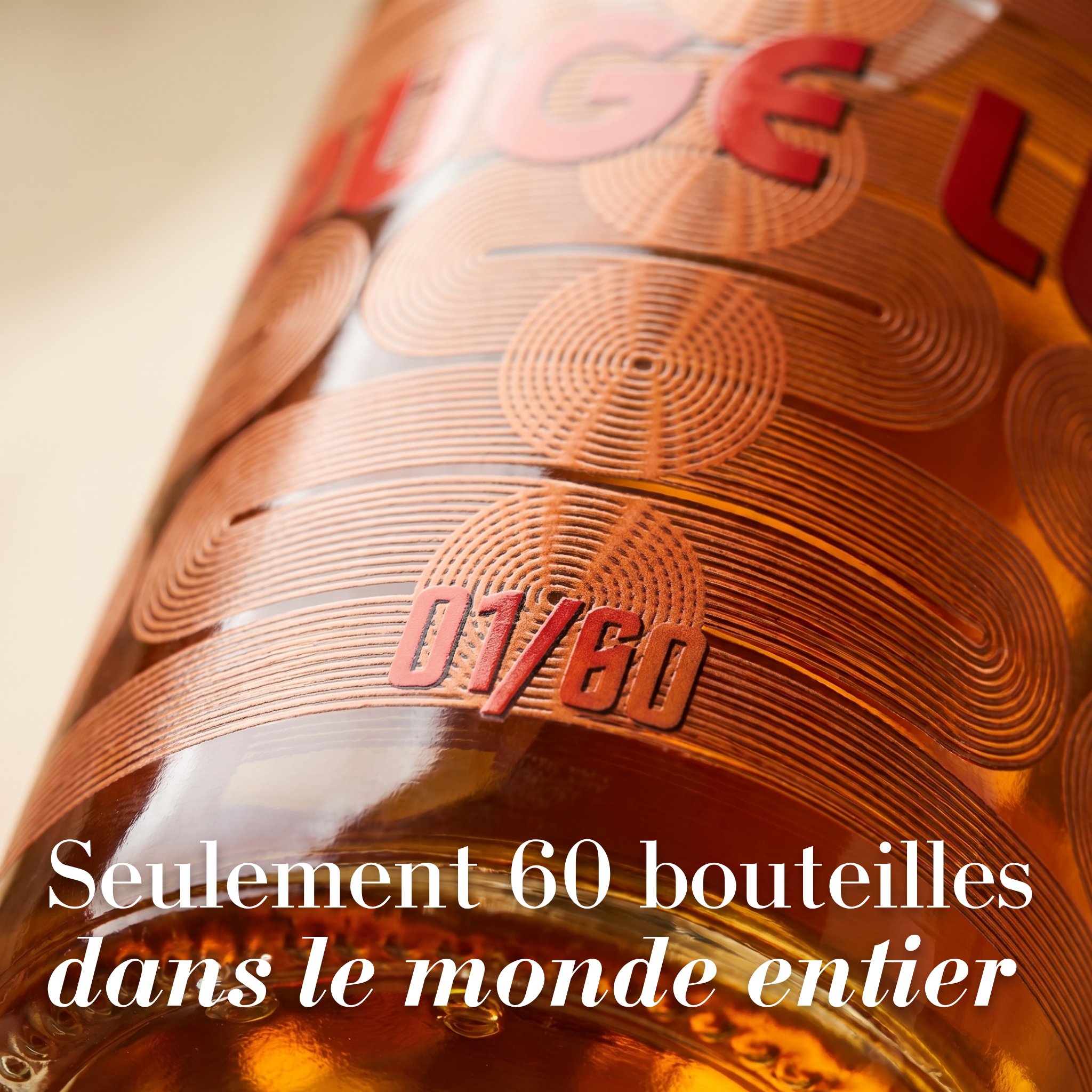 Rouge Lune X Manikou -  Rhum vieilli en mer (finition grand arôme) - Edition Limitée (60 flacons)