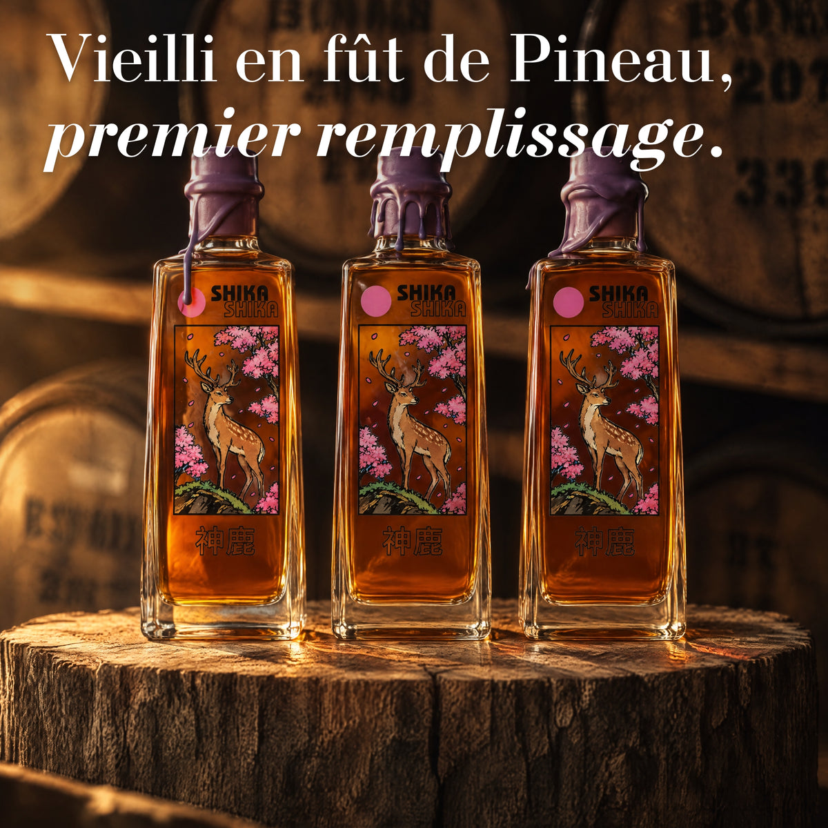 ShikaShika X Chateau de la Pèze - Single Cask Pineau - Edition Limitée 120 Flacons.